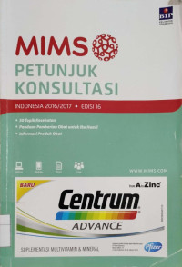 Image of MIMS : petunjuk konsultasi
