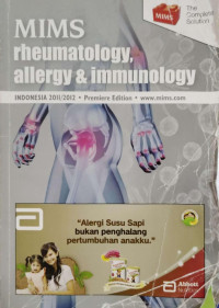 Image of MIMS : rheumatology, allergy & immunology