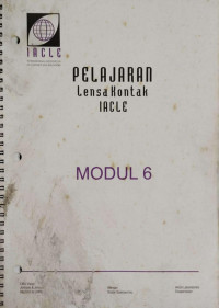 Image of Pelajaran lensa kontak IACLE : modul 6 : kornea dalam pemakaian lensa kontak