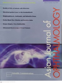 Image of Asian journal of ophthalmology (volume 9, number 2, April 2007)