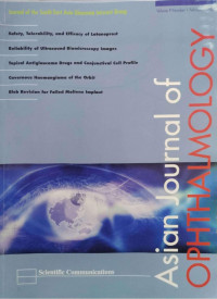 Image of Asian journal of ophthalmology (volume 9, number 1, February 2007)