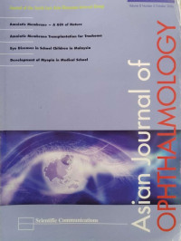 Image of Asian journal of ophthalmology (volume 8, number 5, October 2006)