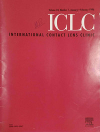 Image of International Contact Lens Clinic (volume 23, number 1, January - February 1996)